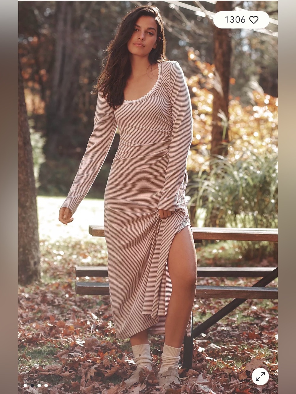 Anthropologie - Daily Practice - cozy Long Sleeve Maxi Dress